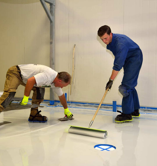 men cleaning